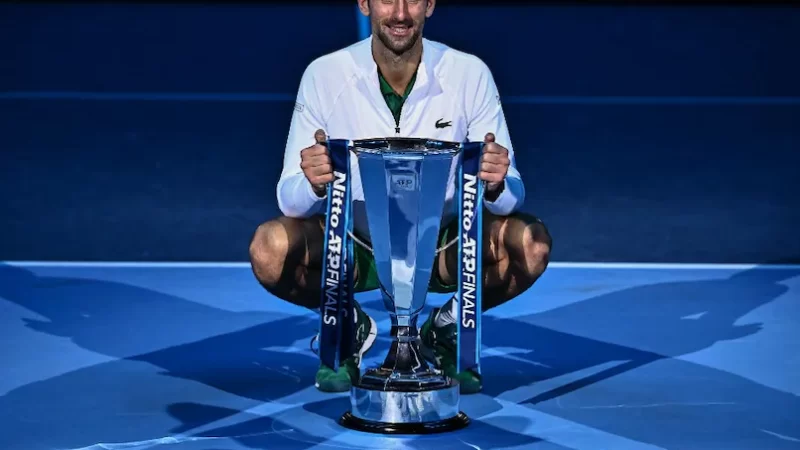 Novak Djokovic wins a record 6th ‘ATP Finals Title’.